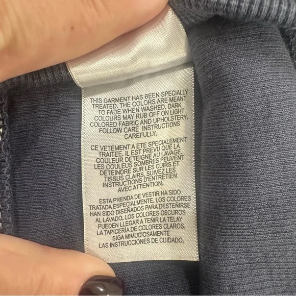 Tommy Bahama Tobago Bay 1/2 Zip Sweatshirt Women’s XL Navy w/white stitching - Picture 9 of 12